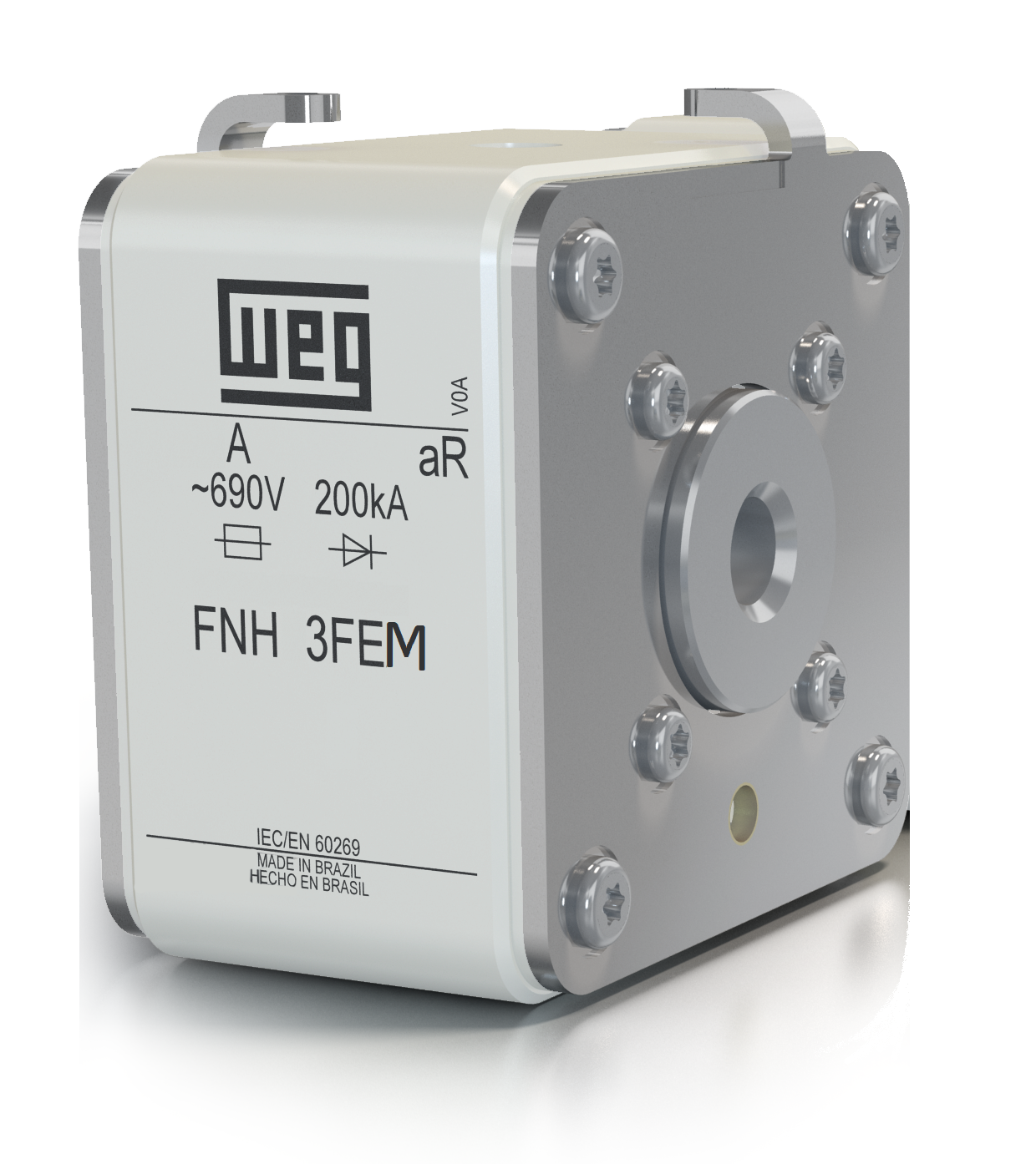 Fusível Ultrarrápido - Flush End FNH3FEM-900Y-A WEG