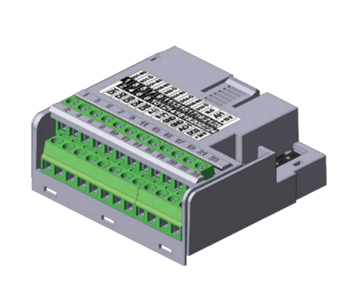 Módulo plug-in de expansão de entradas e saídas (I/Os) digitais e analógicas CFW500-IOAD