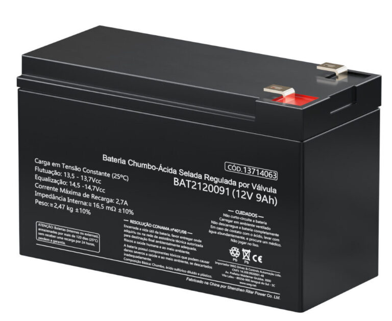 Bateria Weg Selada - VRLA 12v/ 9 Ah - BAT0090122