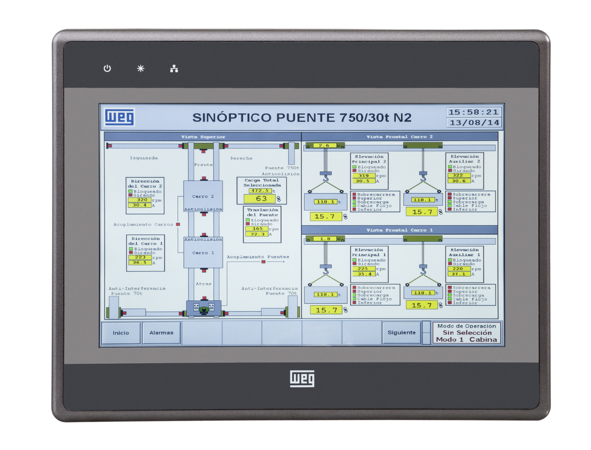 IHM WEG MT8103iE - Touch Screen - 10" Colorida