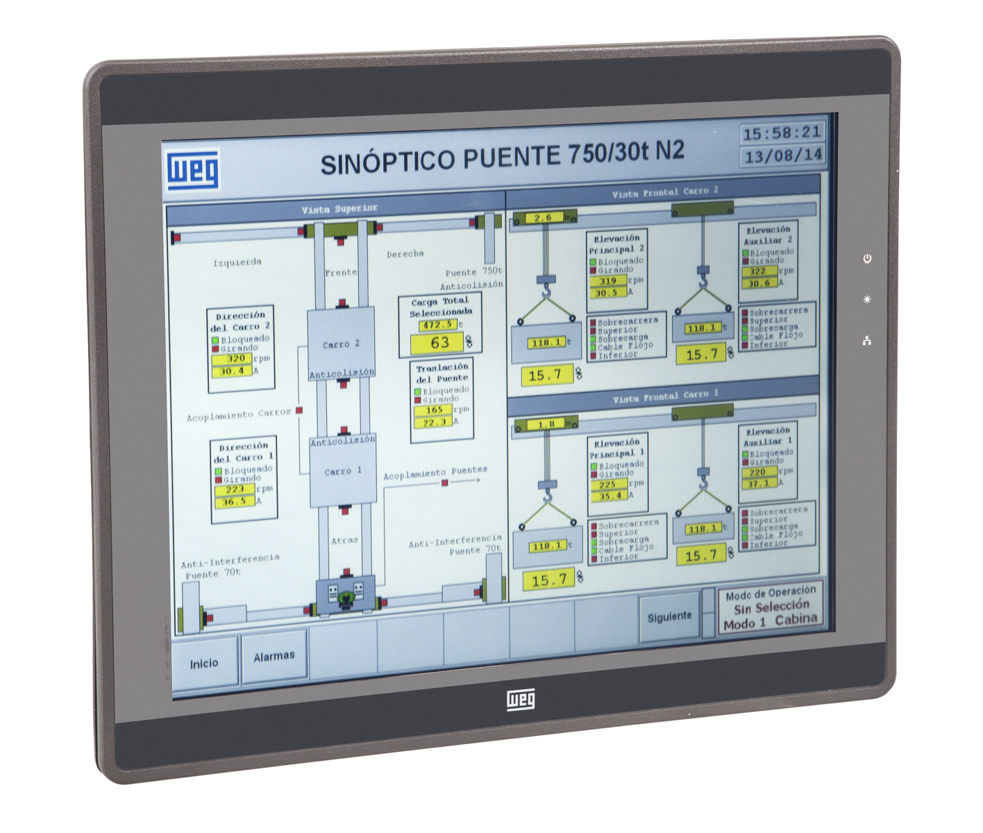 IHM WEG MT8150XE - Touch Screen - 15" Colorida