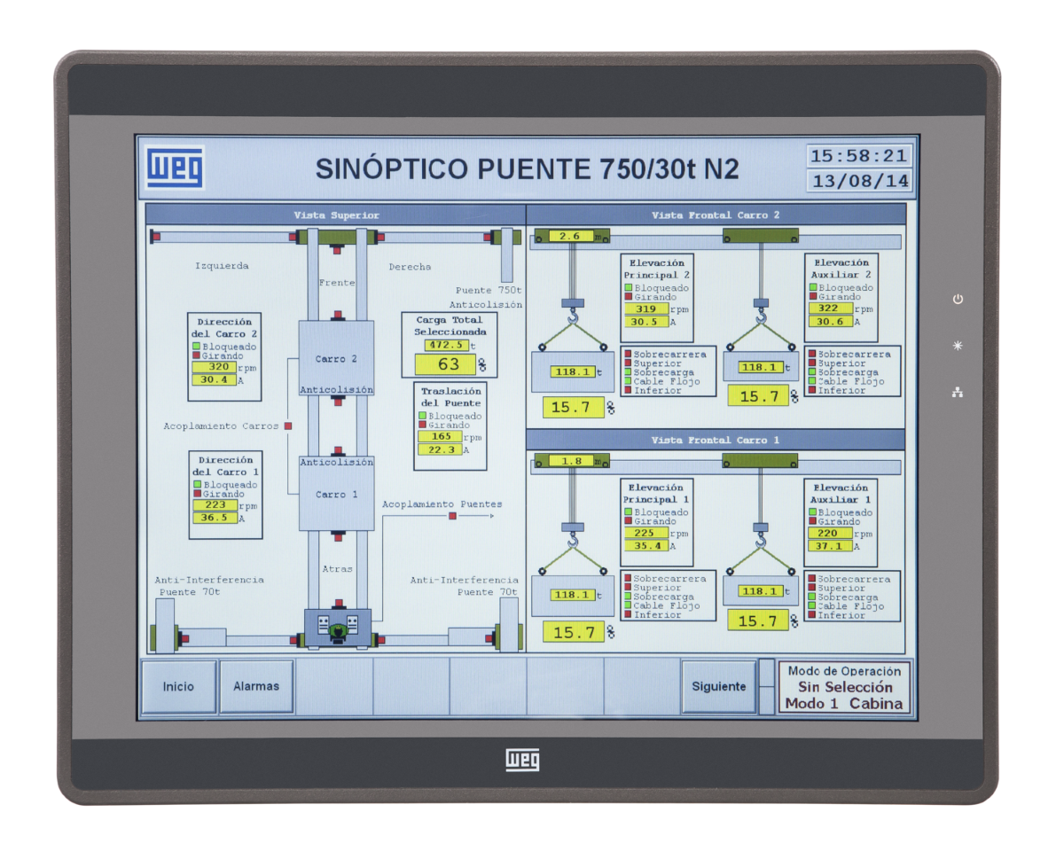 IHM WEG MT8150XE - Touch Screen - 15" Colorida